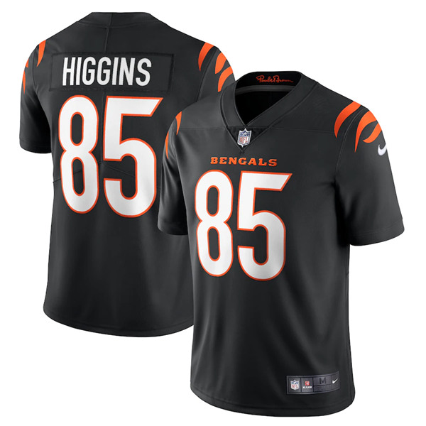 Youth Cincinnati Bengals #85 Tee Higgins New Black Vapor Untouchable Limited Stitched Jersey